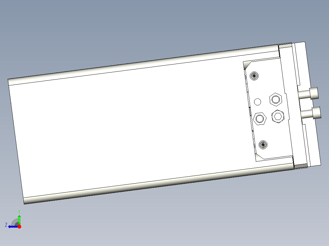 铆压机构右视图