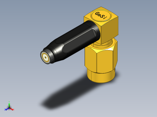 SSMA-C-JW-1.5,SSMA接头正等轴测缩略图