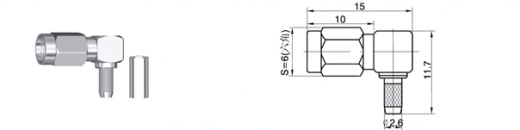 SSMA-C-JW-1.5,SSMA接头缩略图