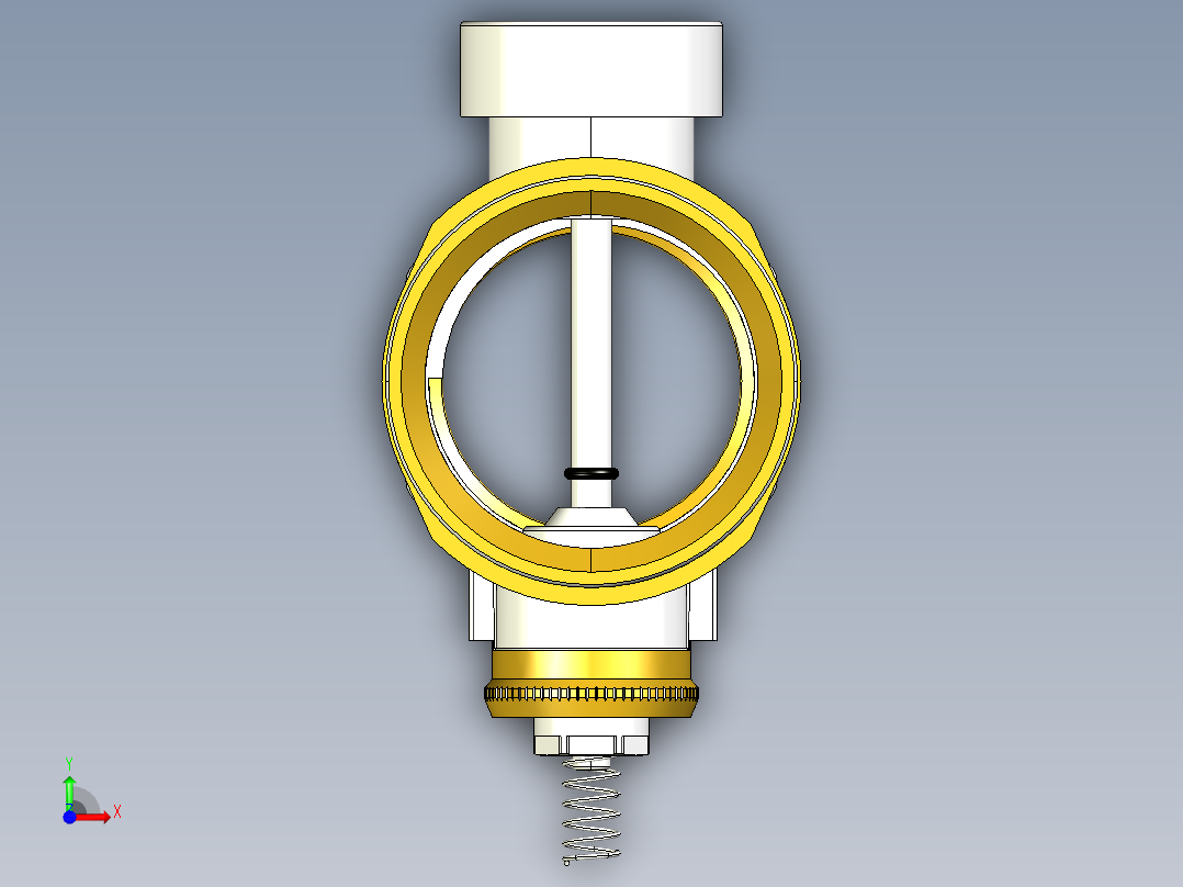 青铜液压接头前视图