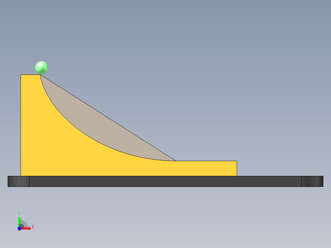 最速降线前视图