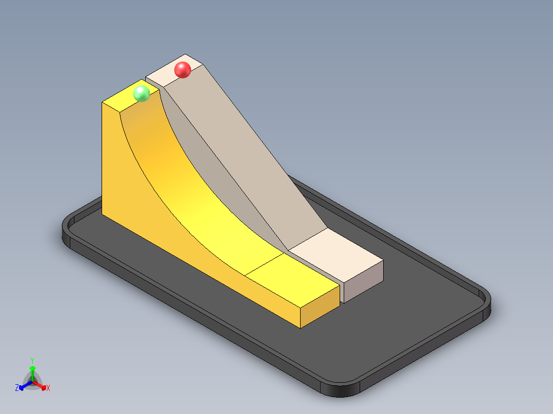 最速降线正等轴测图