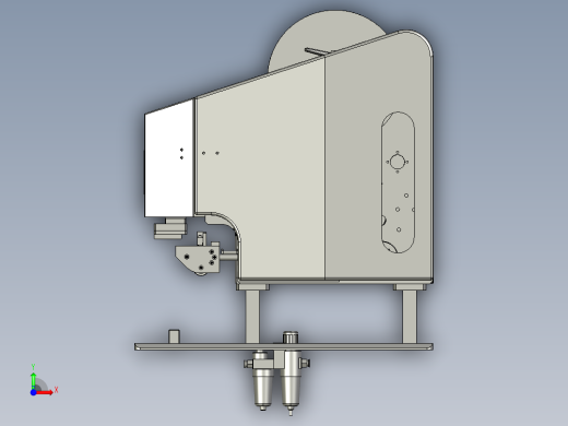 全自动标签计数器分离机撕标机贴标机前视缩略图