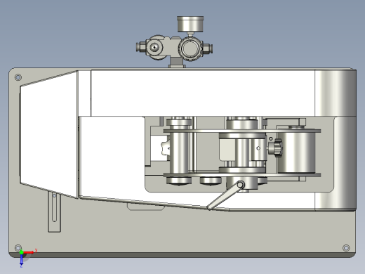 全自动标签计数器分离机撕标机贴标机俯视缩略图