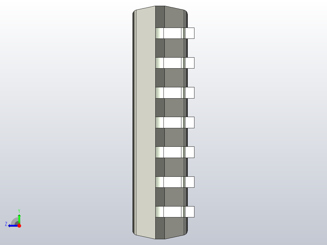 SOP 封装（小外形封装）SOP65P640X120-14N右视图