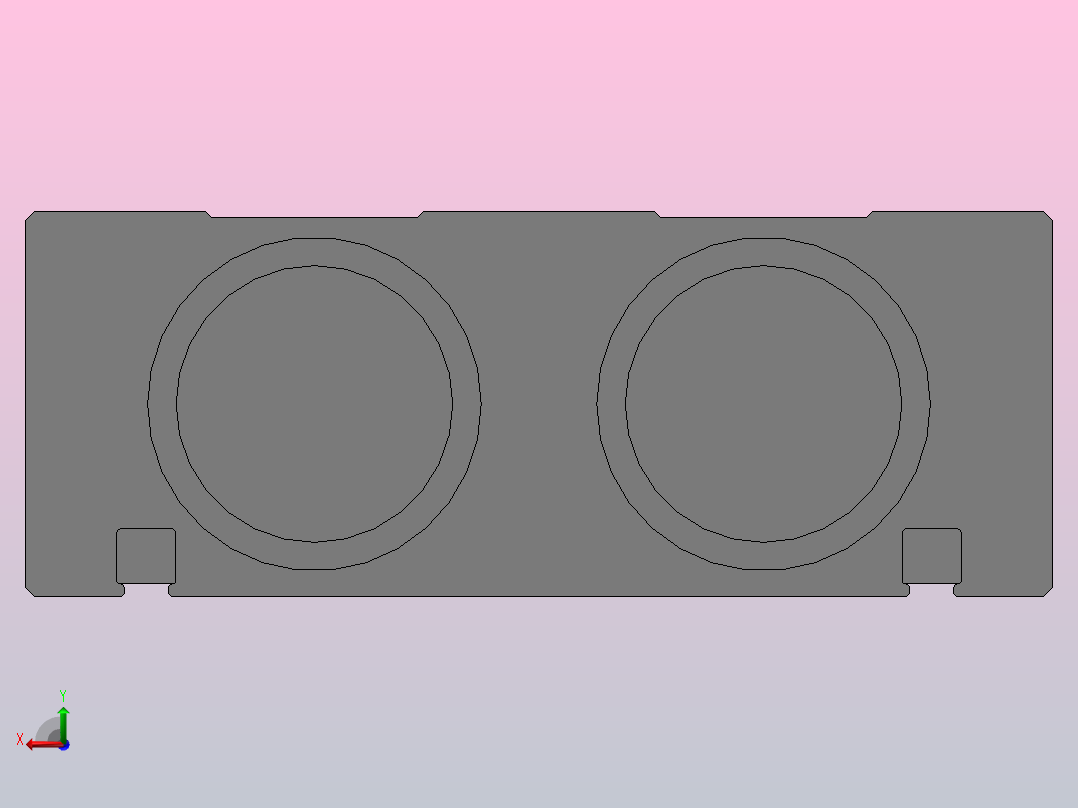 气缸TR25-40后视图