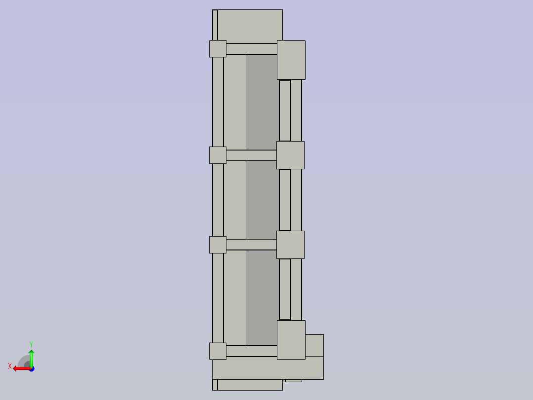 玉石自动立体圆雕机后视图