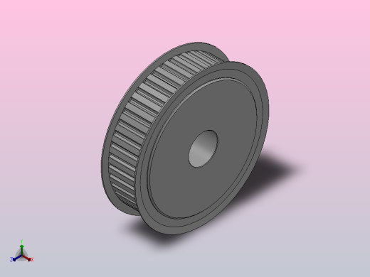 标准型凹顶抛物线型齿同步带轮P8M型_SP8MHC-44-25-dc26-A