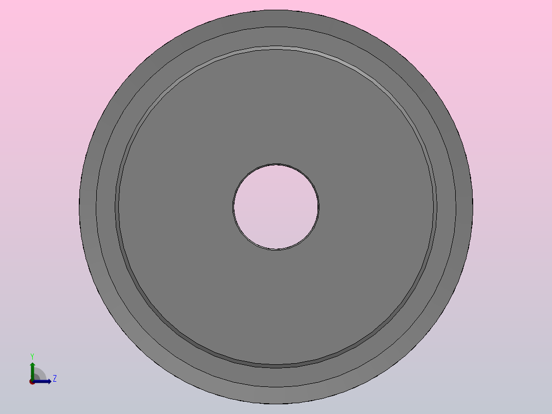 标准型凹顶抛物线型齿同步带轮P8M型_SP8MHC-44-25-dc26-A左视图