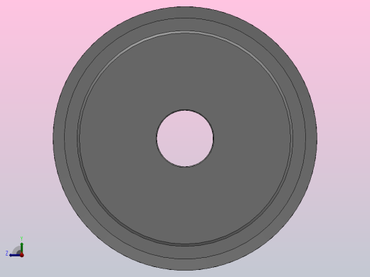 标准型凹顶抛物线型齿同步带轮P8M型_SP8MHC-44-25-dc26-A右视缩略图