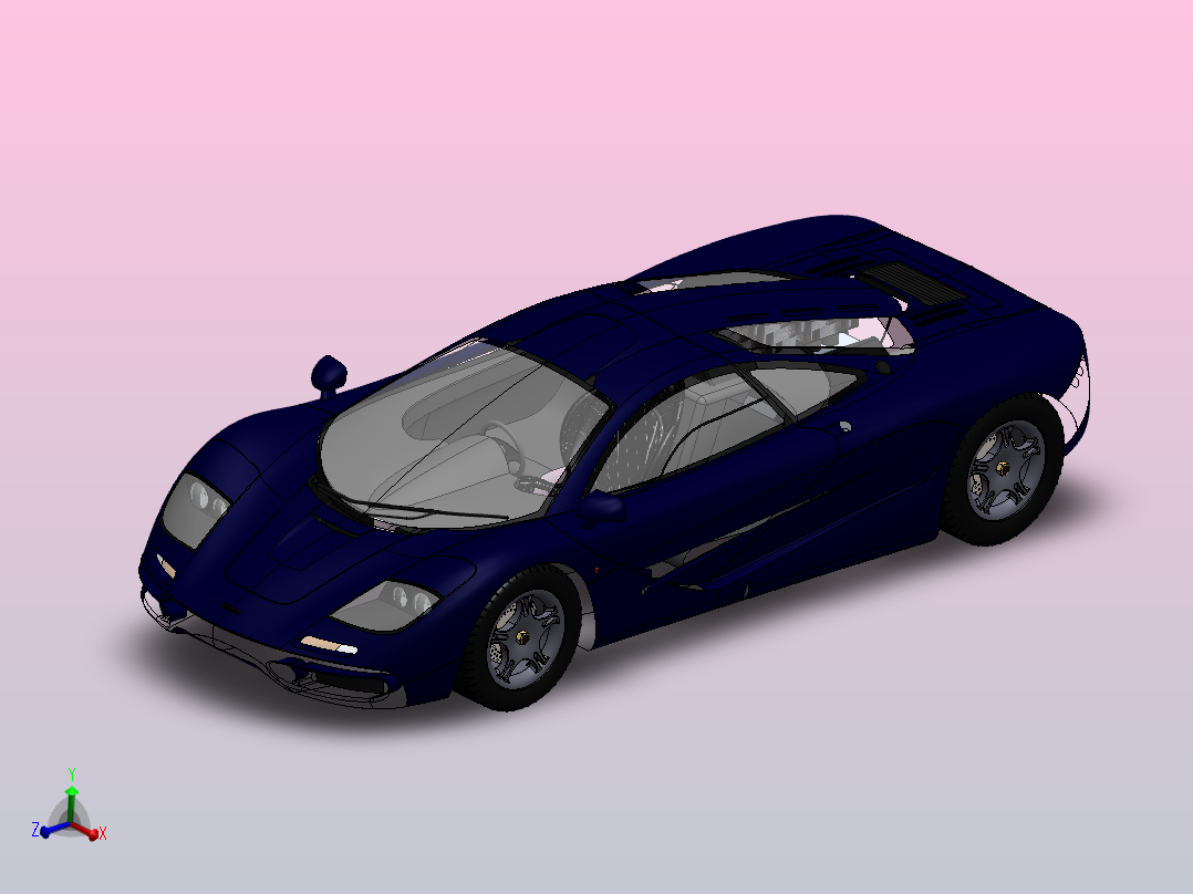 迈凯轮F1主视图