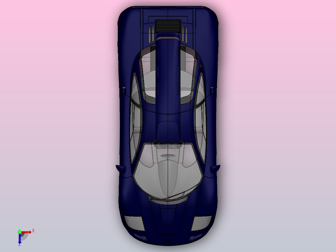 迈凯轮F1俯视图