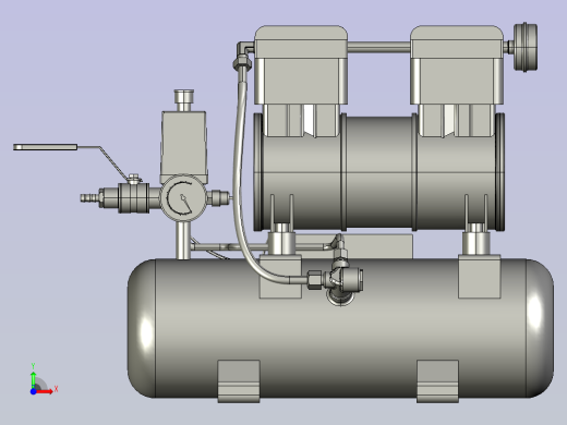 无油静音空气压缩机前视缩略图