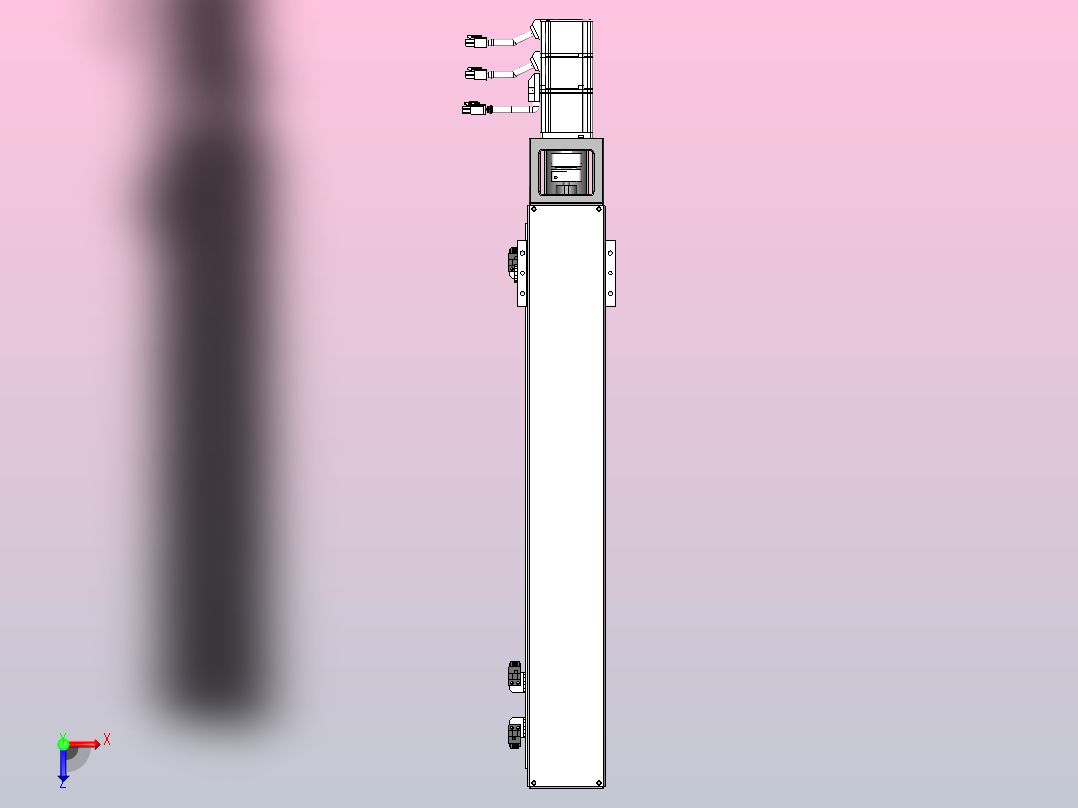 KK模组KK86-640A1-F0 行程510mm俯视图