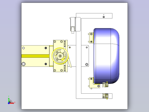 简易测量机3D图纸前视缩略图
