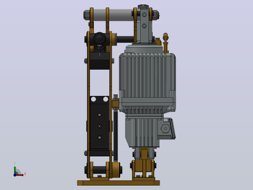 YP32系列电力液压盘式制动器YP32-3000-800×30-ⅠB-CL.RL.WL.HL前视缩略图