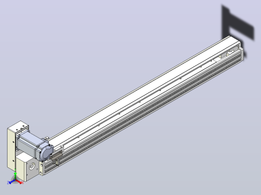 皮带直线轴半封闭可选导轨TPA-HNB-85S-90-L800-LU-C-P20-N3