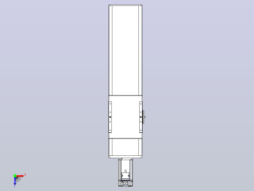 滚珠丝杠直线轴带导轨全封闭TPA-HCR-140D-2010C-L350-M-C-P40-N3俯视缩略图