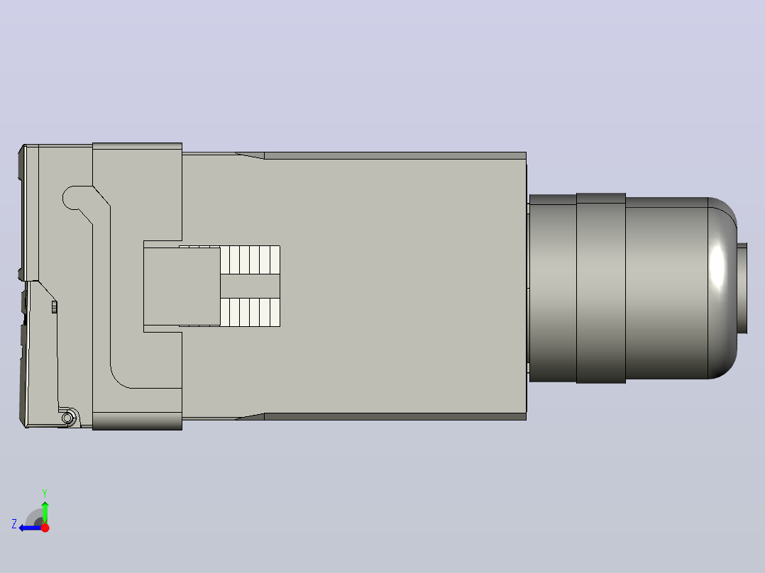 NJS1-11时间继电器三维模型202012右视图