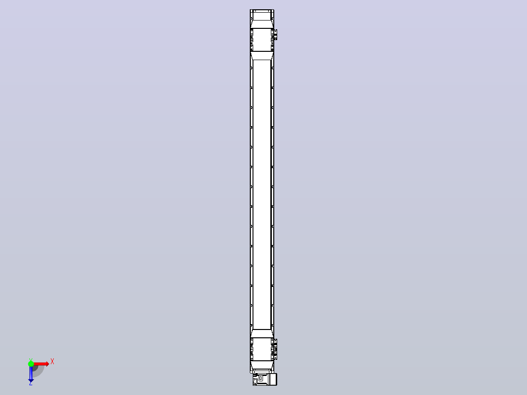 皮带直线轴双滑块型TPA-GCBS-120-P70-L675-RU-M20-N3俯视图