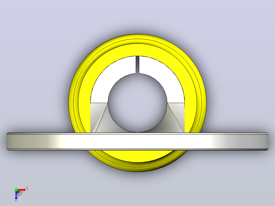 接线端子insulated-ring-terminals-yellow-1 1 STP俯视图