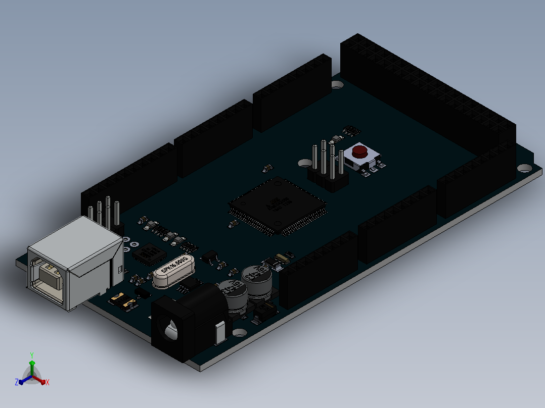 Arduino电路板主视图
