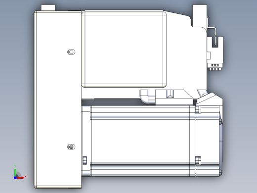 皮带直线轴半封闭可选导轨TPA-HNB-140D-120-L3000-LP-Y-P40-N3前视缩略图