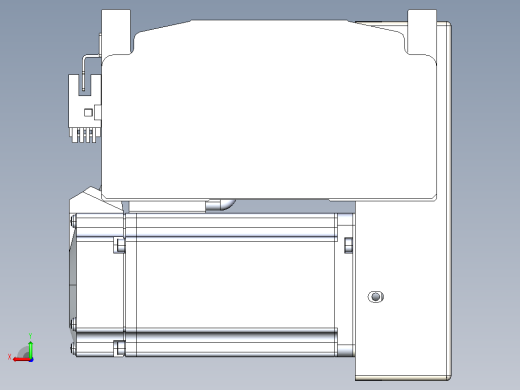 皮带直线轴半封闭可选导轨TPA-HNB-140D-120-L3000-LP-Y-P40-N3后视缩略图