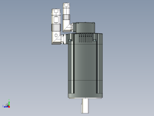 西门子伺服电机V90系列 2KW无刹车1FL6_1FL6054-2AF21-2AA1右视缩略图