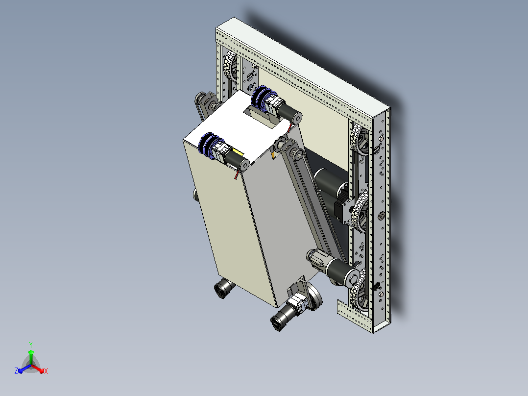 机器人概念设计正等轴测图