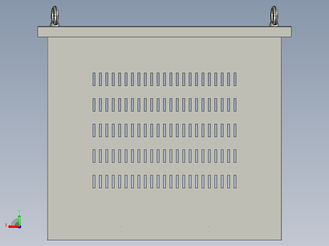 30KVA-550x500x400非标机箱[30KVA-550x500x400]后视图
