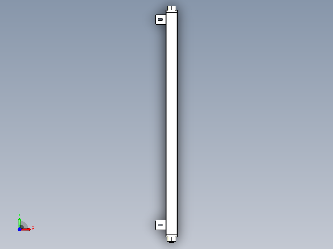 XTN6410（总高：670mm）安全光栅前视图