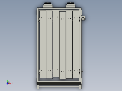分离器分离设备6-paddle-ballistic-separator-模型格式为 stp前视缩略图