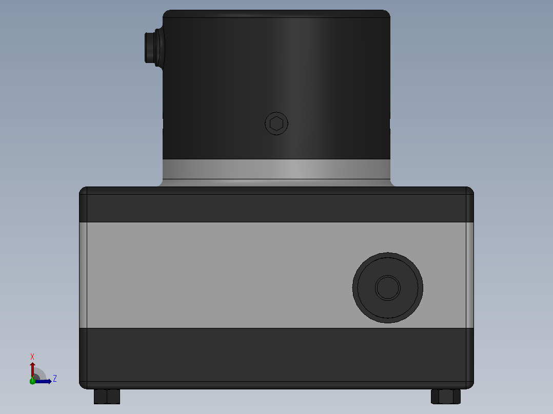 JDLX-80A拉线编码器_JDLX-80A左视图