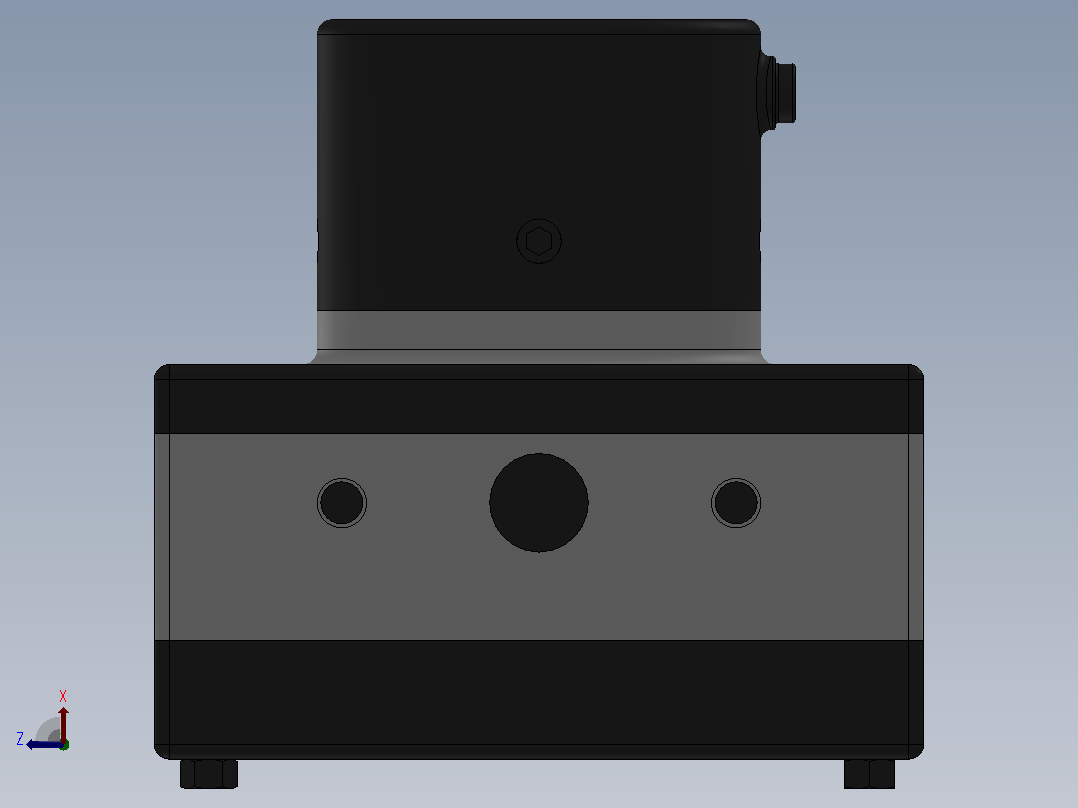 JDLX-80A拉线编码器_JDLX-80A右视图