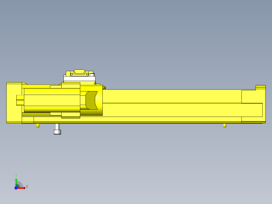 薄型XY滑台前视图