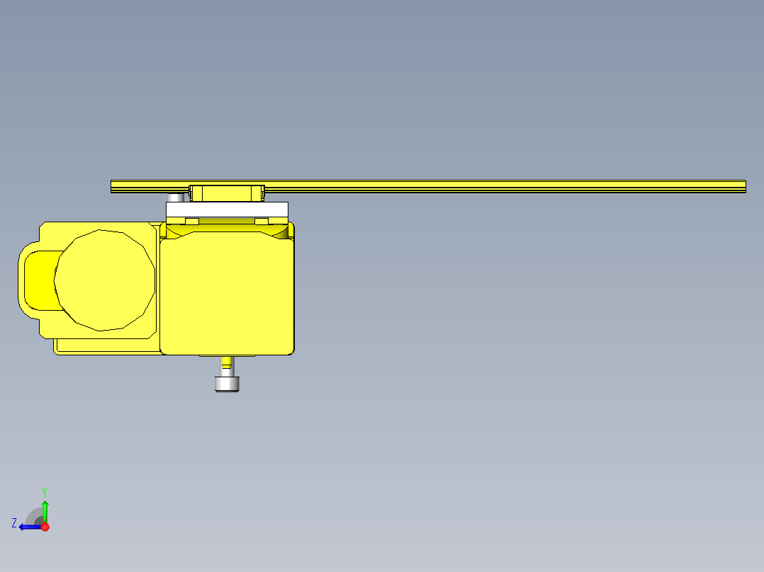 薄型XY滑台右视图