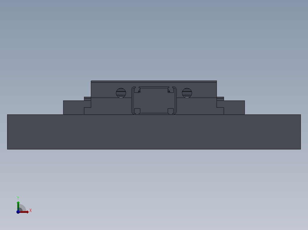 连接器（水晶头）组装治具前视图