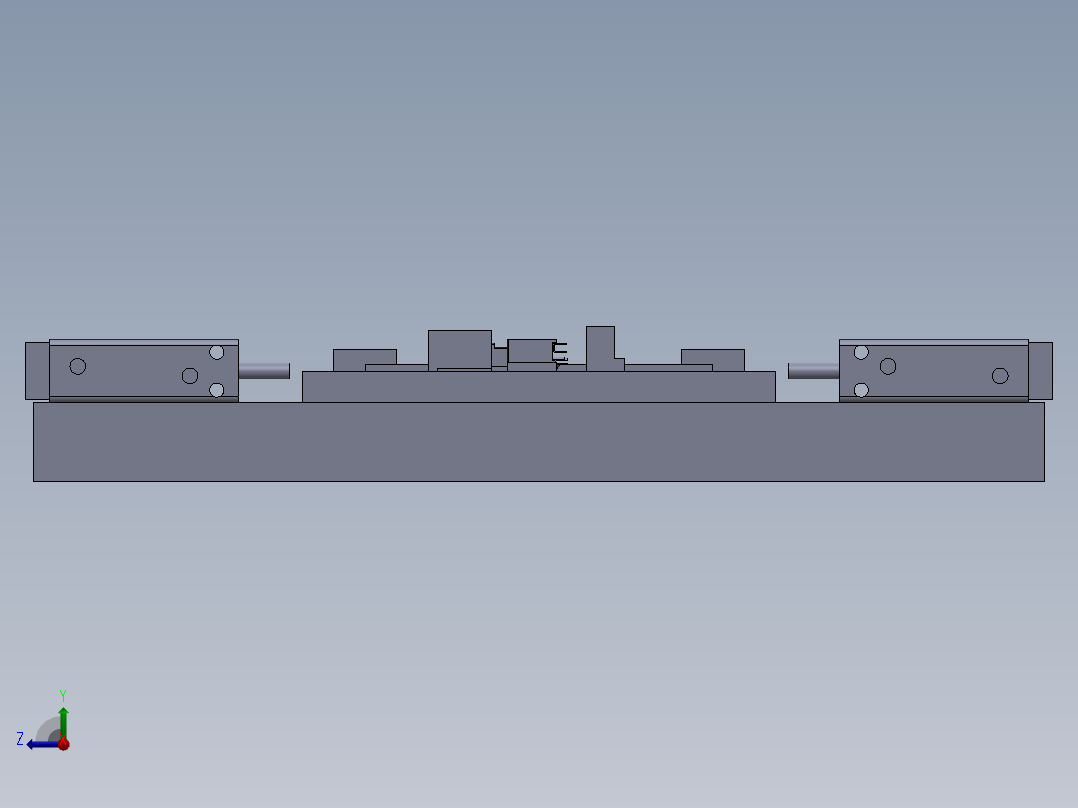 连接器（水晶头）组装治具右视图