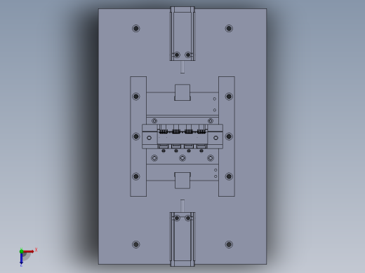 连接器（水晶头）组装治具俯视缩略图