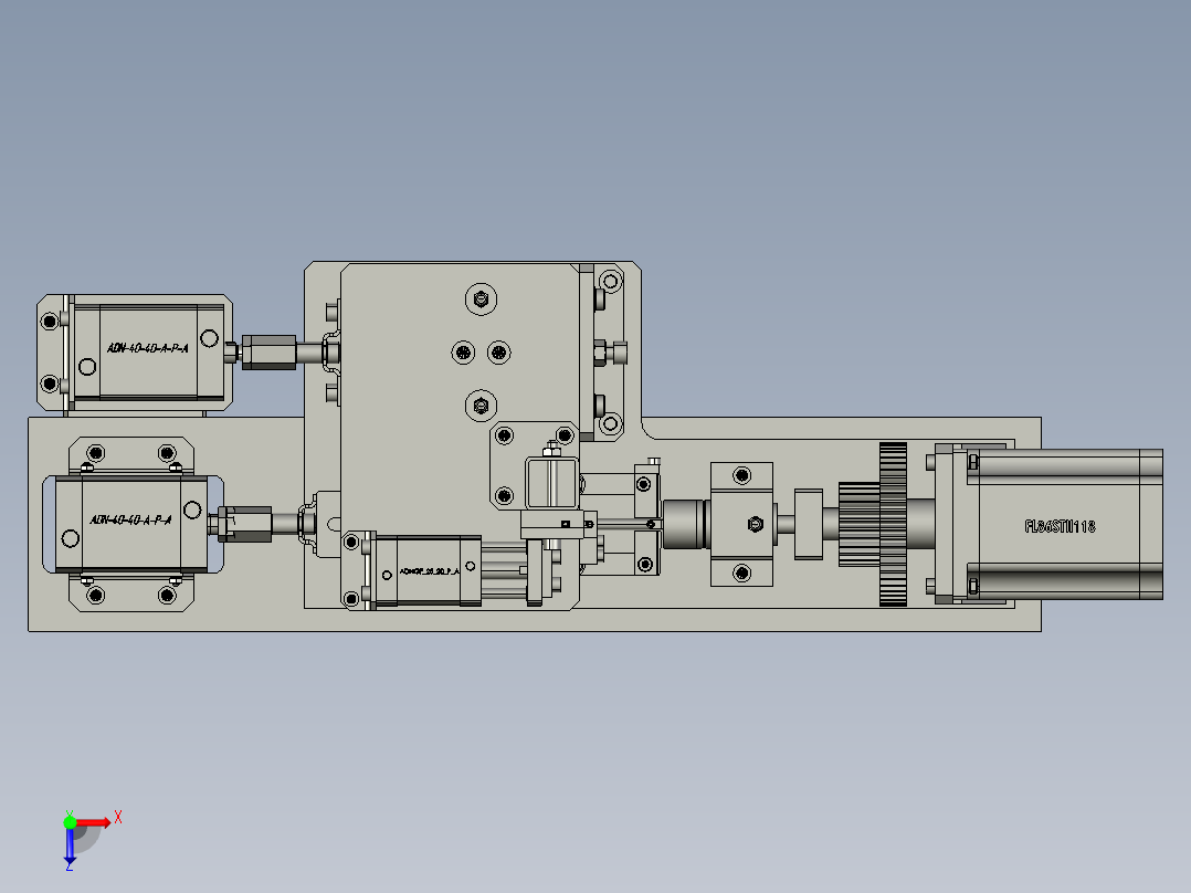弦乐器半自动球头机俯视图