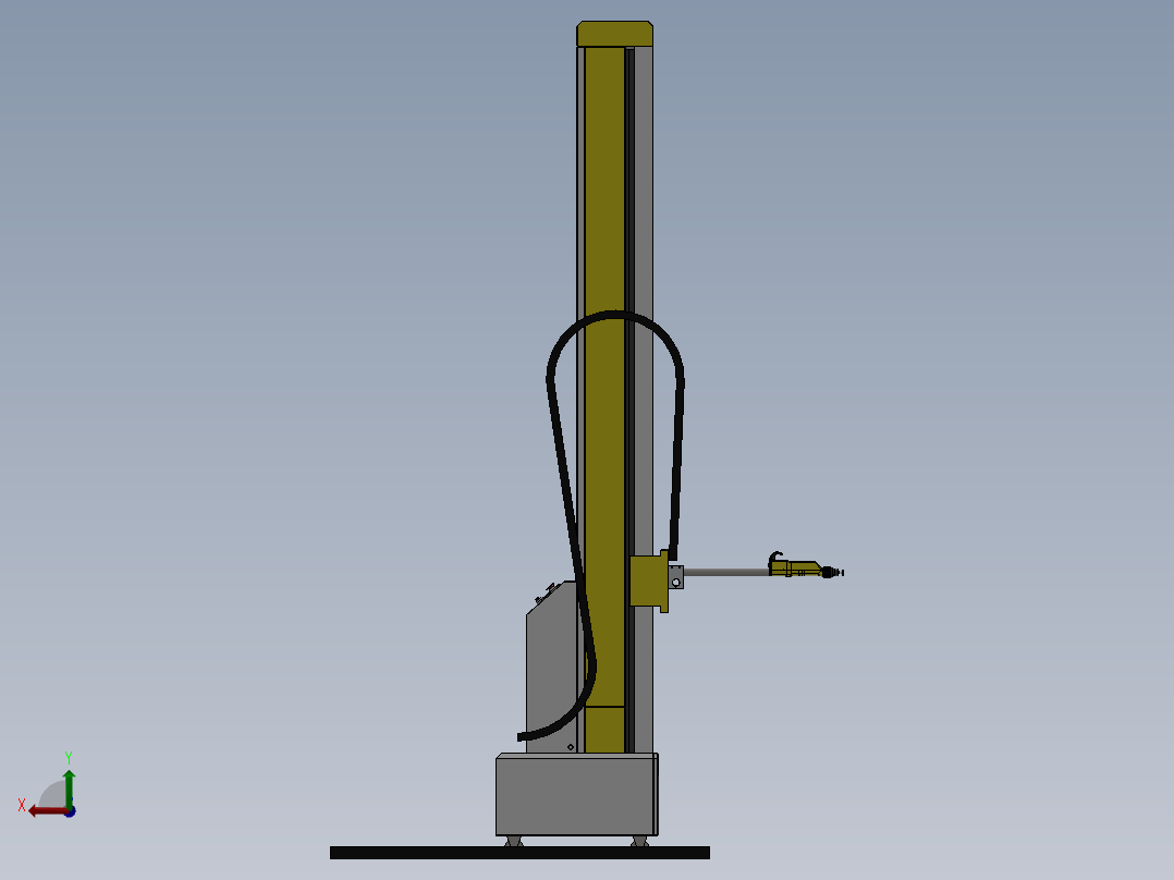 静电喷涂 单轴往复机 升降机sw13后视图