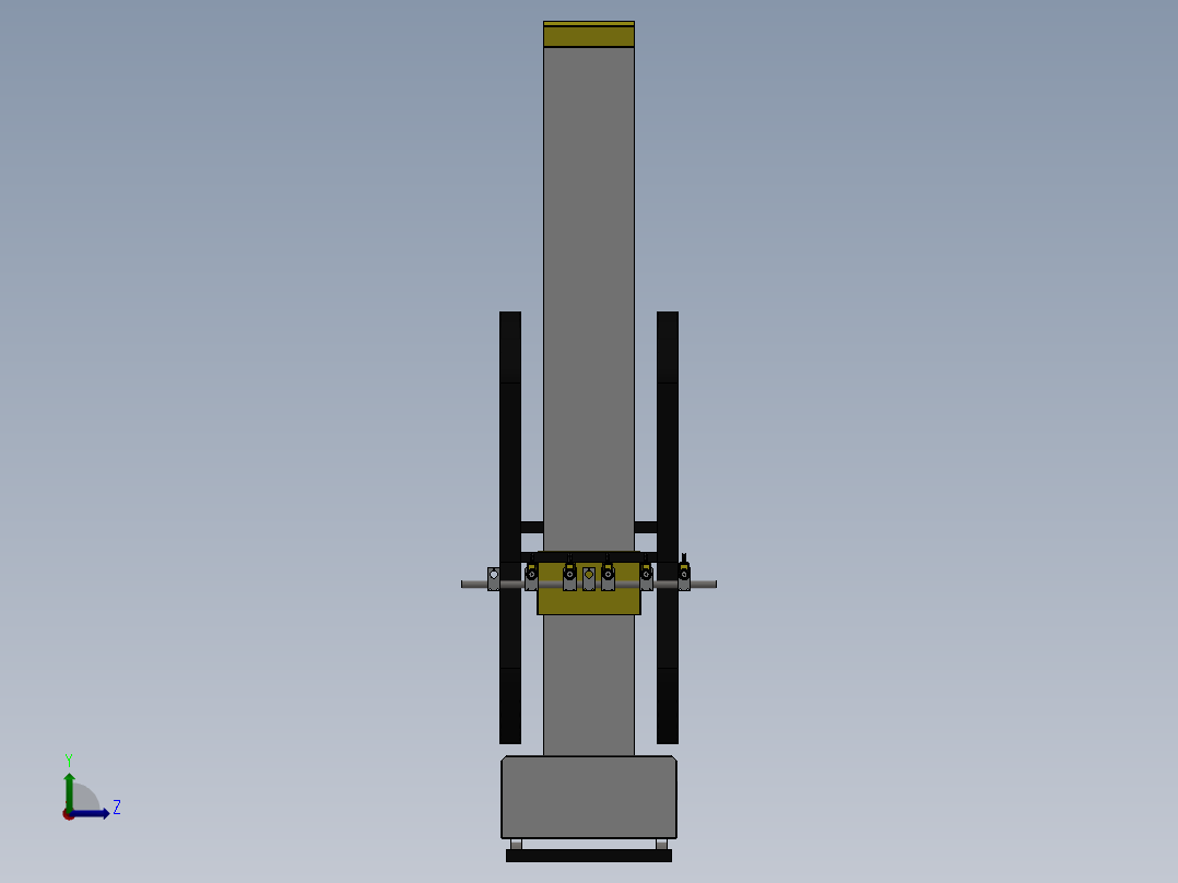 静电喷涂 单轴往复机 升降机sw13左视图
