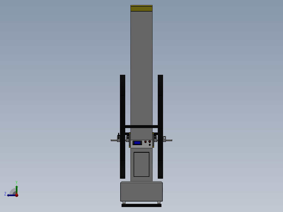 静电喷涂 单轴往复机 升降机sw13右视图