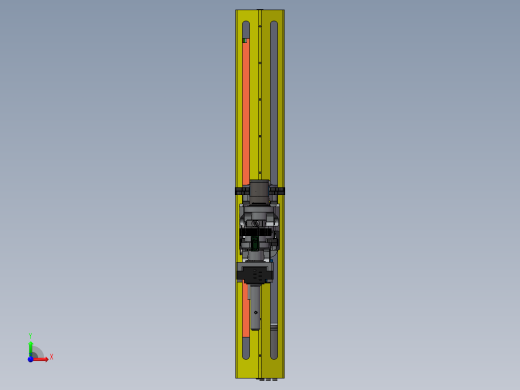 平面多关节4轴机器人 3D图纸 3D模型 设计素材参考资料前视缩略图