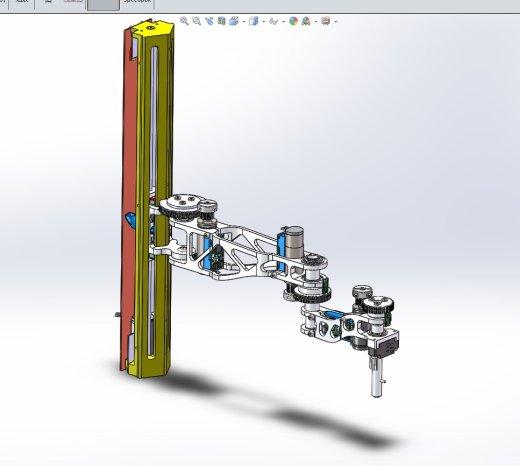 平面多关节4轴机器人 3D图纸 3D模型 设计素材参考资料缩略图