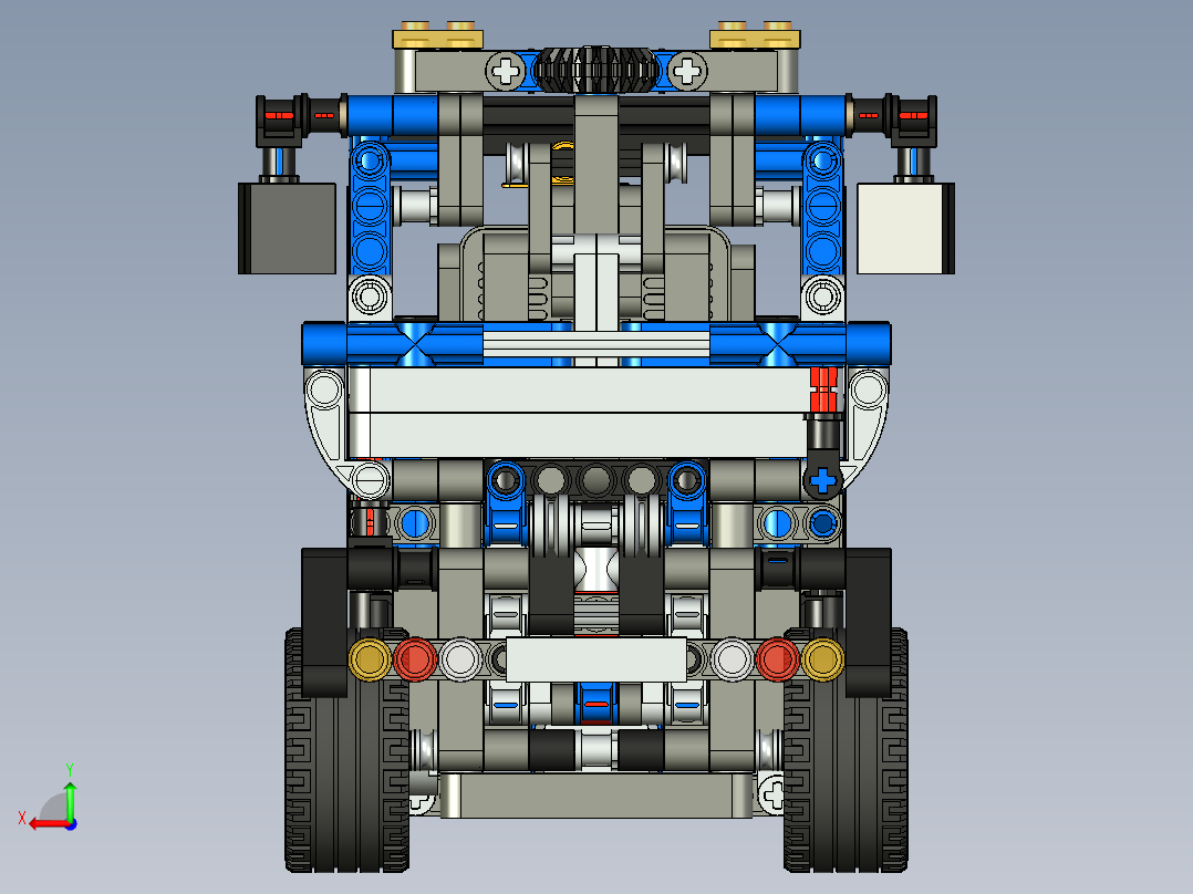 乐高8052卡车 后视图