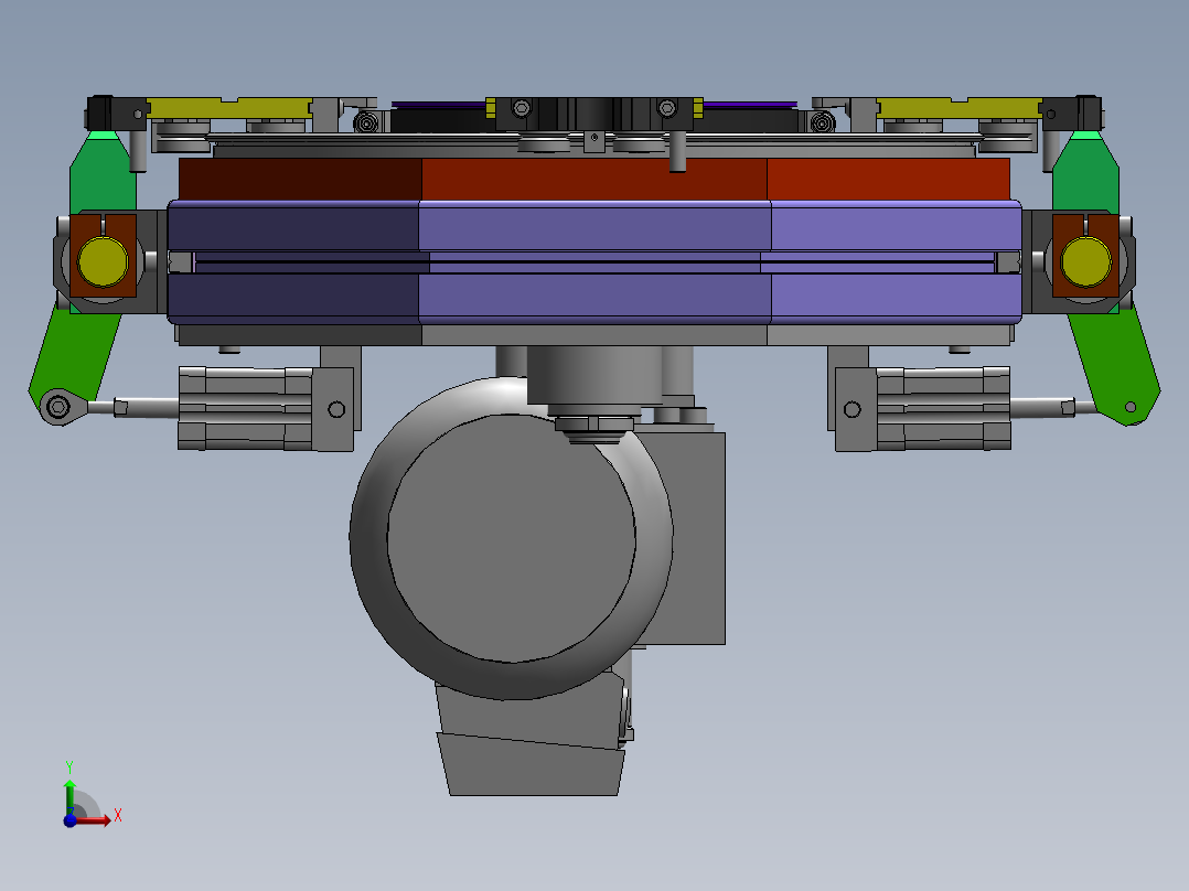 ZDH-PID-008 环形载具循环线前视图