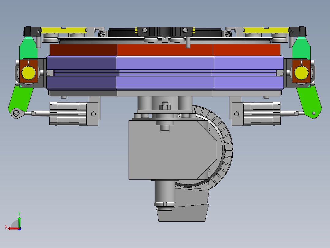 ZDH-PID-008 环形载具循环线后视图