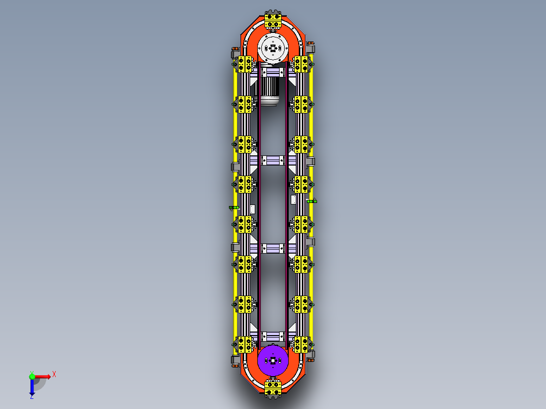 ZDH-PID-008 环形载具循环线俯视图